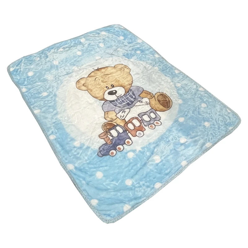 پتو کودک مدل بچه خرس سایز 120x100 سانتی متر