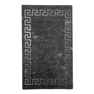 پادری موکتی زیرلاستیکی مدل مستطیل طرح ورساچه کد P73 سایز 50X80 سانتی متر
